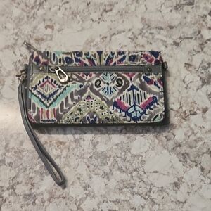 Sakroots Multicolor Patterned Wristlet